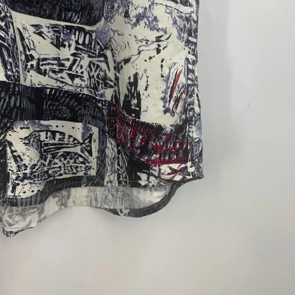 Columbia Men's Vintage Fish Outdoors Print Cotton Short Sleeve Button Up Size L‎ - Picture 5 of 11